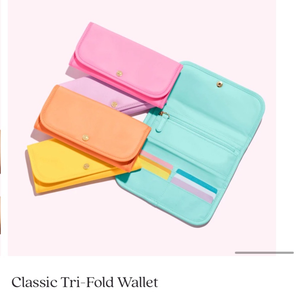 NWT Stoney Clover Lane Tri-Fold Wallet